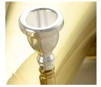 Tuba Rotary Valve JINBAO JBBB-200 Bb dengan Bell 425mm, Lapisan Emas, Kuningan, Instrumen Tiup untuk Pertunjukan Profesional