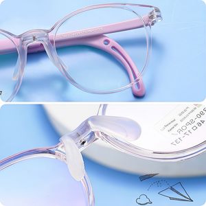 Montures de lunettes carrées TR90 anti-lumière bleue pour enfants, montures optiques à bordure complète, lunettes de luxe unisexes anti-lumière bleue - Product Image 2