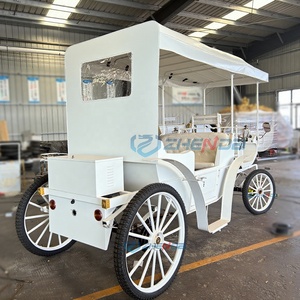 ZHENDA Voiture électrique biplace Princesse des rêves en forme de calèche de chevaux en cristal, couleur personnalisable, populaire pour mariages, événements et complexes hôteliers de luxe - Product Image 3