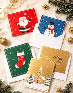 Customizable Bulk Christmas Greeting <b>Cards</b>, Festive Assorted <b>Cards</b> with Envelopes for Holiday Greetings & Business Use - Product Image 3