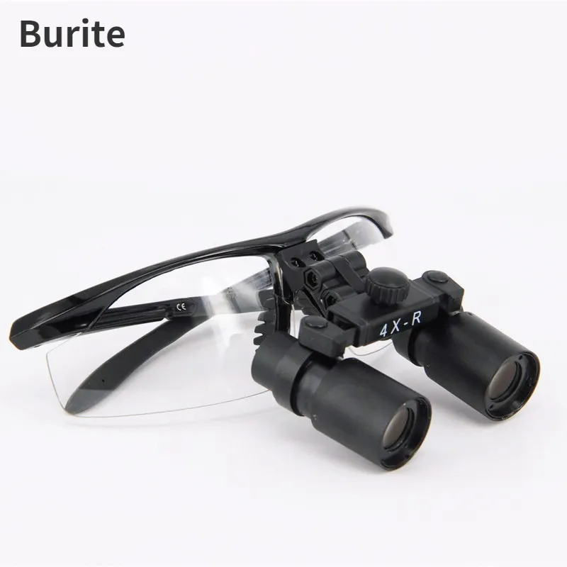 Prism Medical Surgical Dental 4.0X 420mm Kepler Binocular Magnifier Loupes ENT Dental Ophthalmolog With LED headlight