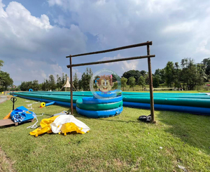 <strong>50m</strong> <strong>Inflatable</strong> <strong>Slip</strong> <strong>and</strong> <strong>Slide</strong> Outdoor <strong>Inflatable</strong> <strong>Slide</strong> <strong>Inflatable</strong> Playground <strong>Slide</strong> - Product Image 5