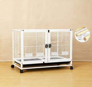 Jaula Metálica para Pájaros, Jaula para Loros de Múltiples Niveles, Jaula Multifuncional para Mascotas de Uso Doméstico, Jaula de Cría de Tamaño Mediano y Grande para Periquitos - Product Image 4