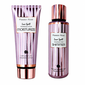 Ensemble de lotion pour le corps et de brume parfumée, coffret cadeau pour femmes, parfum floral de camélia, finition scintillante romantique et élégante, soin du corps - Product Image 4