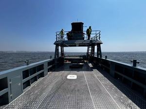 14m 46ft 12 Tonnes Capacité Aluminium V Fond Ouvert Mer Barge Travail Cargo Bateau Passager Ferry Péniche de Débarquement à Vendre - Product Image 4