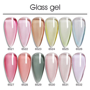 Gel de verre glacé Ibdgel nouvelle couleur Gel forêt paillettes Gel vernis UV ongles en gros 12 couleurs - Product Image 2