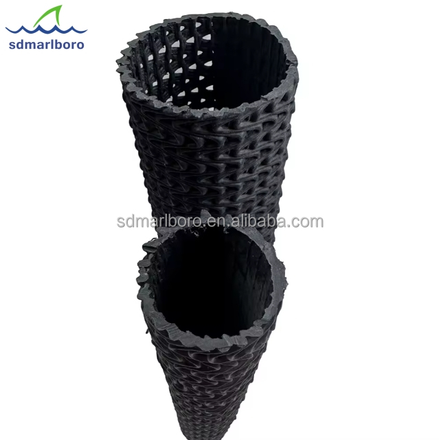 HDPE Rigid Permeable Pipe Polyethylene Curved