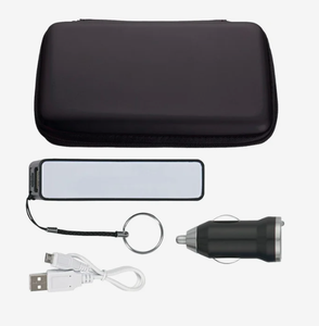 Kits de voyage de luxe personnalisés avec batterie externe 2200 mAh, chargeur portable, kit de charge de voyage, cadeau promotionnel, vente en gros - Product Image 2