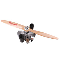 Hélice en bois CW/CCW avec trou percé pour moteur d'avion RC DLE170/moteur paramoteur DLE170M