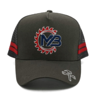 Haut profil brodé camionneur chapeau personnalisé casquette de sport 3d broderie coton camionneur chapeau hommes brodé casquette de golf personnalisé