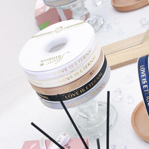 Ruộng băng polyester gân dập nổi vàng 1.0 cm dùng trang trí bó hoa, hộp bánh, Giáng sinh - Làm thủ công tự làm với logo tùy chỉnh - Product Image 5