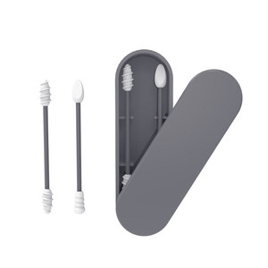 <span class=keywords><strong>Coton</strong></span>-<span class=keywords><strong>tige</strong></span> réutilisable en <span class=keywords><strong>silicone</strong></span>, <span class=keywords><strong>coton</strong></span>-<span class=keywords><strong>tige</strong></span> pour les oreilles, 2 pièces/ensemble pour le nettoyage du maquillage et les soins personnels - Product Image 6