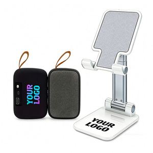 Wholesale <b>Foldable</b> Mobile Stand Adjust Folding Phone Holder for <b>Desk</b> <b>Office</b> Business Event Promo Gift - Product Image 1