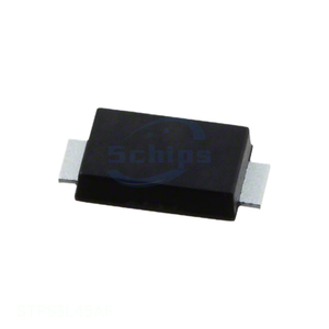 DIODE SCHOTTKY 45V 3A SMAFLAT Manufacturer Channel Single Diodes Electronic Kit Components STPS3L45AF DO-221AC, SMA Flat Leads - Product Image 1