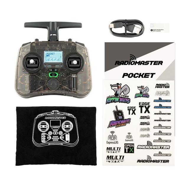 Eparthub  Genuine Radio Remote Control with Hall Joystick for Portable Elrs Protocol Cross Country Aircraft Model