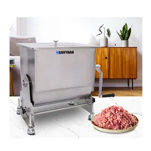 Pesybao máquina de moedor de carne manual, aço inoxidável 304