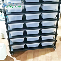 Système de rack d'éclosion pour serpents, bacs d'élevage en PVC pour reptiles avec chauffage pour python ball