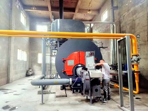 Tiết kiệm năng lượng thu hồi nhiệt thải áp suất thấp tạo ra hơi nước Lò Hơi Ống lửa ngang tự động dùng trong công nghiệp - Product Image 6