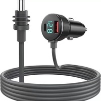 Chargeur de voiture numérique étanche 3-en-1 Type-C haute puissance à charge rapide, le plus vendu sur Amazon