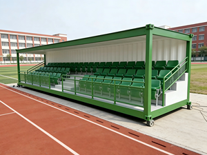 Modular Portable Metal Grandstand with <b>Cushions</b> for Football Stadiums VIP Seating Temporary Events - Product Image 3