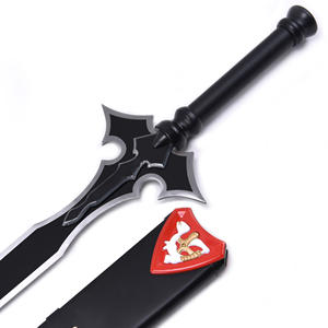 Ming Hu <span class=keywords><strong>Sword</strong></span> <span class=keywords><strong>Art</strong></span> <span class=keywords><strong>Online</strong></span> Saison <span class=keywords><strong>2</strong></span> Epée sacrée Chapitre ALO EOG Kirito Arme Épée Noire COS Accessoires - Product Image 2
