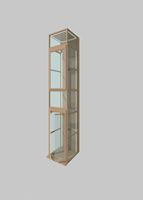 Ascenseur pour hôtel, villa moderne, appartement (cadre métallique) modèle 90*50, garantie 1 an