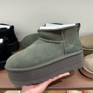 <span class=keywords><strong>Botas</strong></span> <span class=keywords><strong>de</strong></span> Invierno Personalizadas para Mujer, Botines <span class=keywords><strong>de</strong></span> Piel <span class=keywords><strong>de</strong></span> Oveja <span class=keywords><strong>con</strong></span> Forro <span class=keywords><strong>de</strong></span> Lana Cálida y <span class=keywords><strong>Plataforma</strong></span> para Clima Invernal - Product Image 4