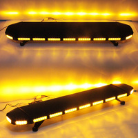 Nouvelle barre lumineuse de sécurité clignotante 108 LED 324W, lampe d'urgence ambre, gyrophare de toit de camion, avertissement double face pour véhicules