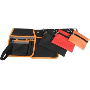 Échantillon Gratuit - Ceinture Porte-Outils Robuste Noire/Orange - Sac Tablier pour Charpentiers, Menuisiers, Constructeurs - Pochette à Clous - Product Image 3