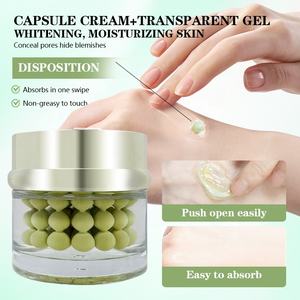 Crème Détox Anti-Pollution au Rétinol, Glycérine, Perles de Matcha et Charbon – Pour Tous Types de Peaux – Lotion <span class=keywords><strong>Visage</strong></span> Clarifiante et Hydratante – OEM Privé - Product Image 2