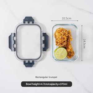 Ensemble de boîtes à lunch en verre hermétique pour la cuisine Contenants de cuisine pour le stockage hermétique des aliments Conteneurs de stockage pour les aliments - Product Image 3
