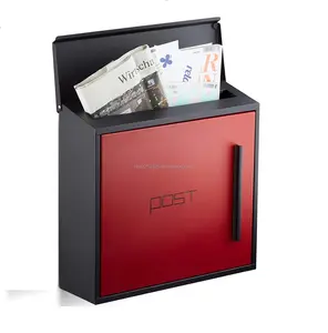 Novo Vermelho Isolado Post Box Large Letter Boxes Plain Post Com Alta Qualidade Por Atacado