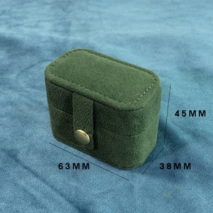 Portable Ring <b>Storage</b> <b>Box</b> case Mini Ring <b>Box</b> Snap Closure <b>Small</b> Travel Rings Organizer <b>Box</b> Wholesale Rings <b>Box</b> - Product Image 4