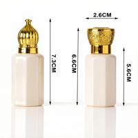 Flacons de parfum et d'huiles essentielles en verre écologiques de luxe de 12 ml avec impression sur écran, options de couleur personnalisées et emballage en boîte