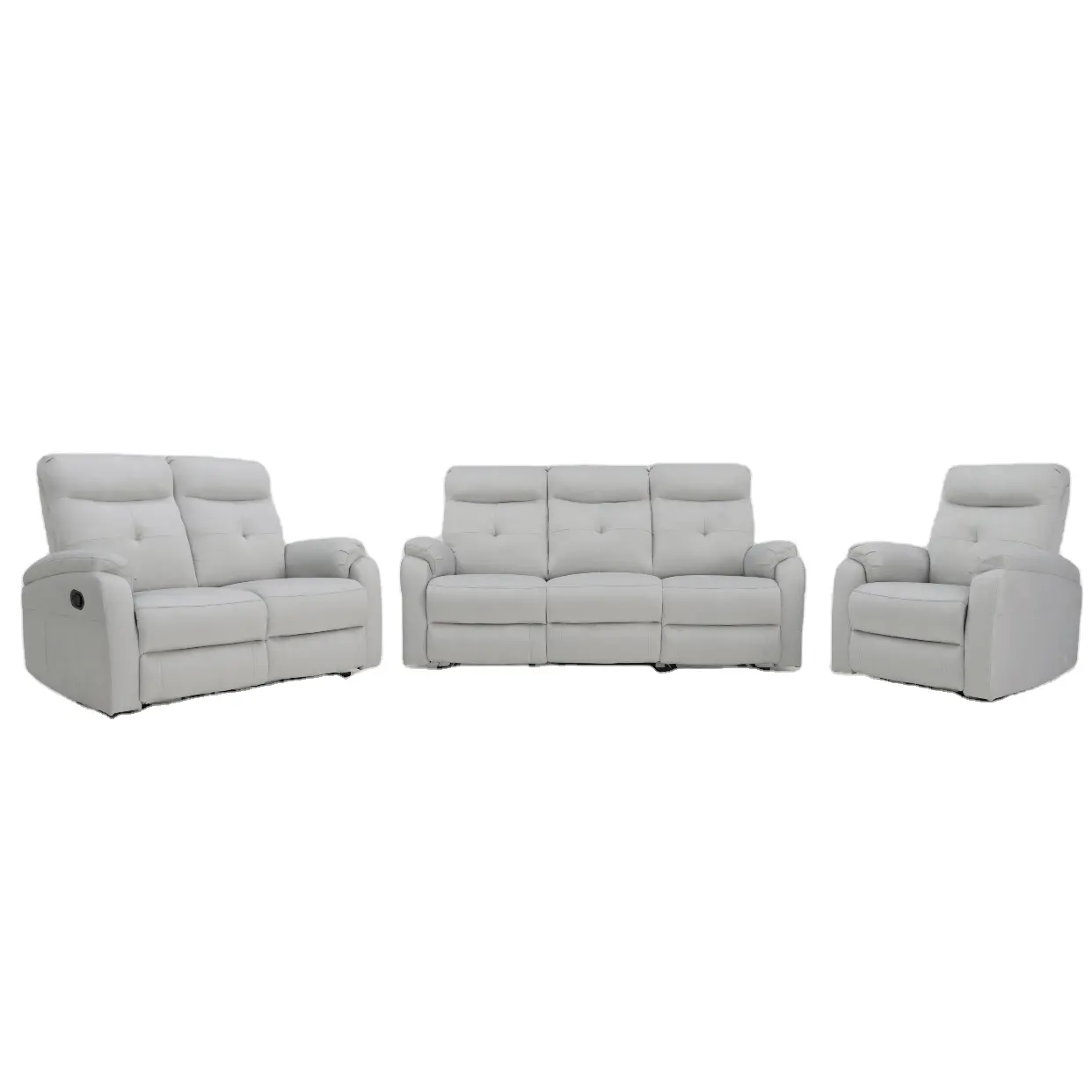 أريكة صينية حديثة 3 + 2 + 1 من الجلد الأصلي أو نسيج الحركة مستقيمة لأثاث غرفة المعيشة