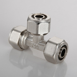 Conector de Plomería de Codo de Diámetro Igual con Rosca Interna y Externa de 1/2 Pulgada, Electrochapado en Cobre - Product Image 3