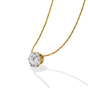 Collana singola estiva romantica con zirconi, design unico <span class=keywords><strong>per</strong></span> coppie, ideale <span class=keywords><strong>per</strong></span> la tua ragazza - Product Image 4