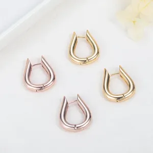 Wholesale Trendy Stainless Steel Jewelry Fashion Earrings Anniversary Gift For Women