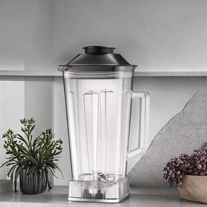 Jarra de Repuesto <span class=keywords><strong>Universal</strong></span> para <span class=keywords><strong>Licuadora</strong></span> Eléctrica de 2L, Pieza de Repuesto de Plástico PC con Juego de Cuchillas de Acero Inoxidable, Duradera y de Compatibilidad <span class=keywords><strong>Universal</strong></span> - Product Image 3