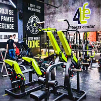 Machine de presse pectorale commerciale réglable pour position assise, équipement complet d'entraînement de force pour studio de fitness commercial