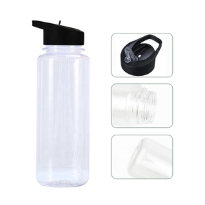 Botellas <span class=keywords><strong>de</strong></span> Agua Deportivas <span class=keywords><strong>de</strong></span> Plástico Tritan <span class=keywords><strong>de</strong></span> 500ml/700ml, Libres <span class=keywords><strong>de</strong></span> BPA, Personalizadas, con Boca Ancha, Asa Portátil y Tapas con Pajita Abatible, a Prueba <span class=keywords><strong>de</strong></span> Fugas - Product Image 3