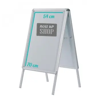 A shape foldable snap edge click open A frame sign stand coffee shop sandwich advertising board A0/A1/A2