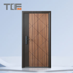 Commercial Interior Room Fireproof Emergency Exit Industrial Security Fire Resistant Fire Rated Steel Door with Glass <strong>Insert</strong> - Product Image 3