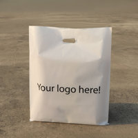 Sacs en plastique pour les achats, sac d'emballage avec poignée pour les petites entreprises