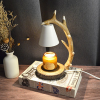 Lampe chauffe-cire d'aromathérapie réglable et dimmable avec minuterie 220V pour cadeaux d'anniversaire - fondoir de cire