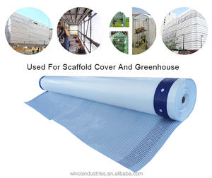 हम बाजार 20x100फीट स्ट्रिंग प्रबलित पॉली निर्माण नक्लोजर लोनो टारपोलिन मचान स्फल्ड शीटिंग उपचार प्लास्टिक शीट - Product Image 5