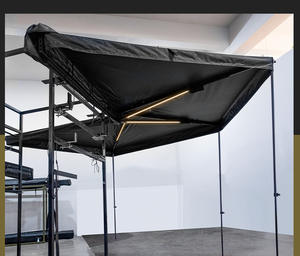 Tente à auvent en forme <span class=keywords><strong>d</strong></span>'éventail à 180 degrés quatre saisons, en maille PVC 1000g et tissu Oxford 600D, imperméable 2000-3000mm pour voiture - Meilleures ventes - Product Image 2