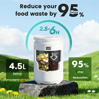 Machine de compostage des déchets alimentaires pour fabricants de matériel de jardinage, équipement de traitement des déchets, machine de recyclage alimentaire pour cuisine intelligente