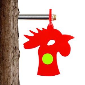 Durable Animal Shape Steel Rotating Marker with Hanging Hook for Outdoor Position Marking Practice Portable Metal Spinner - Product Image 1