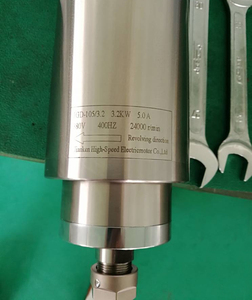 Jianken JGD-105 3.2kw 24000rpm 220V 380V ER20 moteur de <span class=keywords><strong>broche</strong></span> refroidi à l'eau sans brosse changement d'outil <span class=keywords><strong>manuel</strong></span> <span class=keywords><strong>broche</strong></span> électrique - Product Image 4